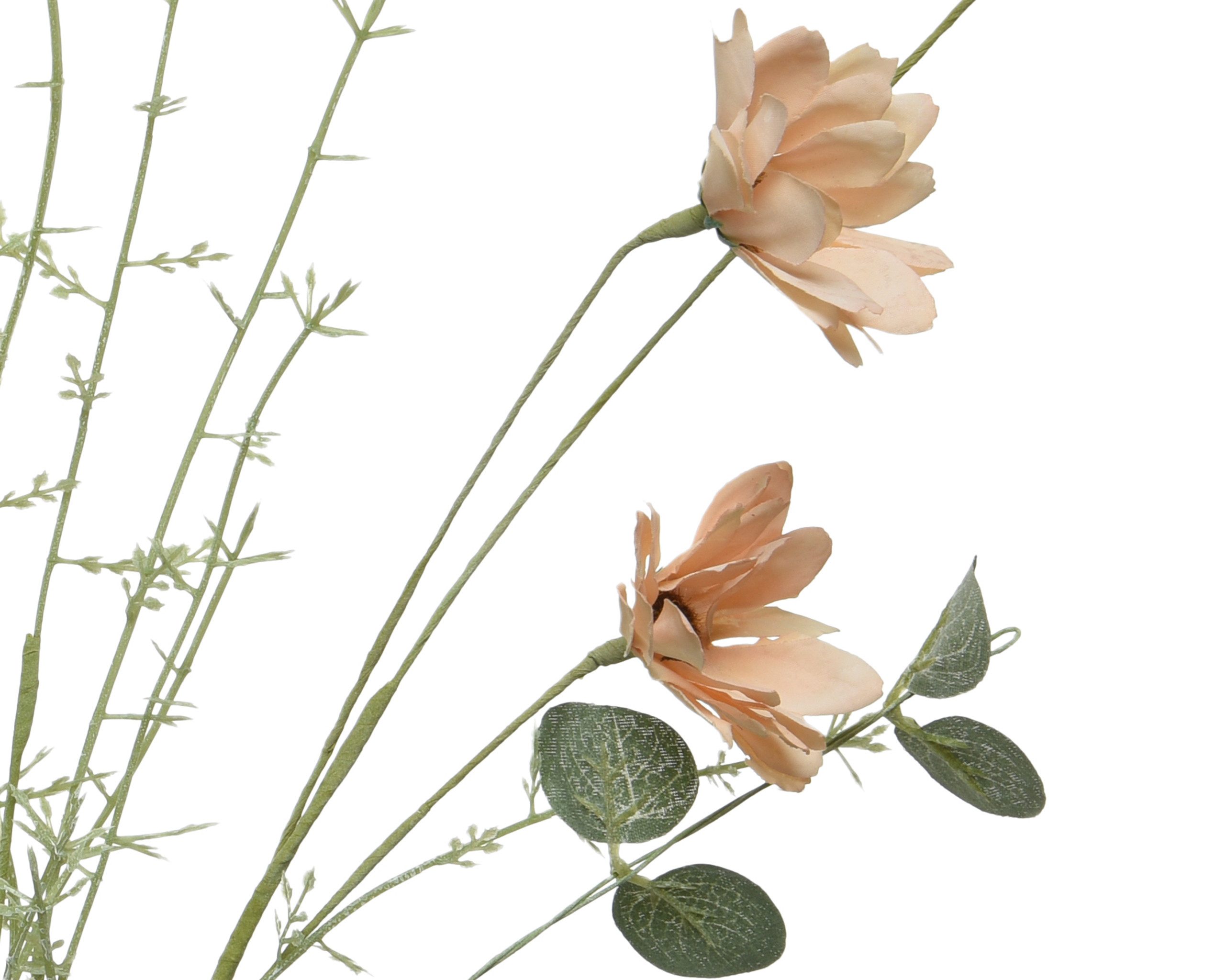 Kunstblume, Decoris season decorations, Künstliche Dahlie 65cm Rosa Grün