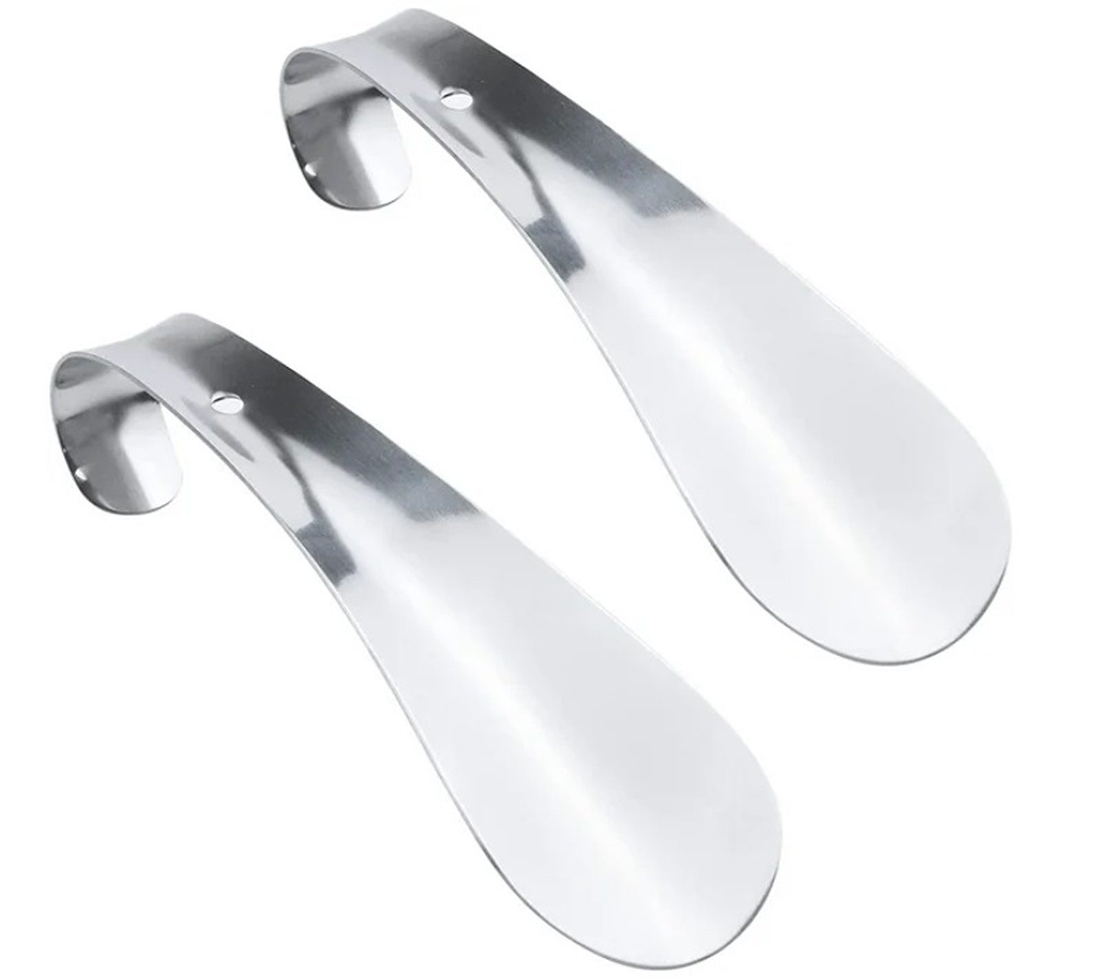 BAYLI Schuhlöffel 2er Set Schuhlöffel klein aus Edelstahl, 16cm Schuhanzieher, Schuhan