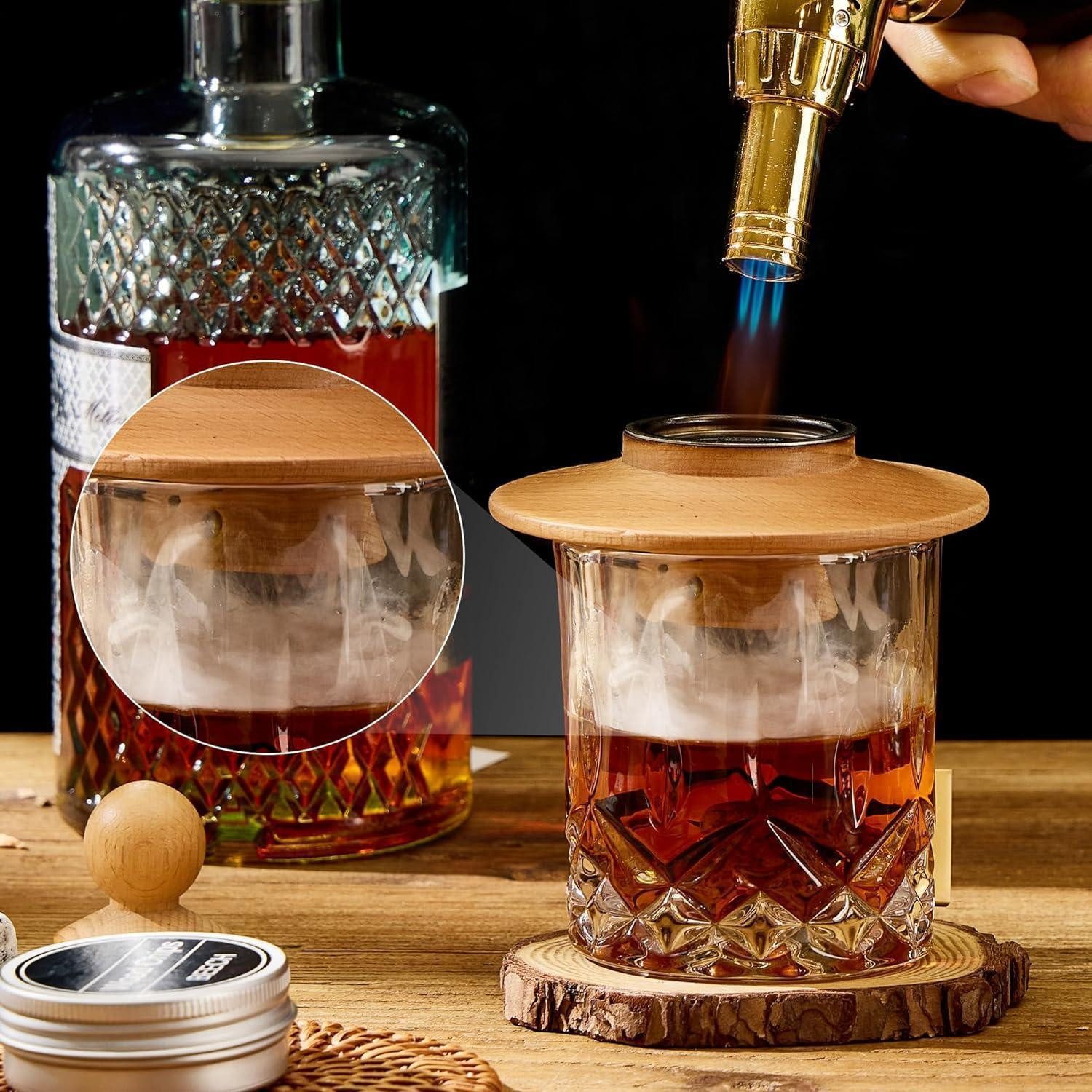 LuxusKollektion Cocktail-Set Whisky Smoker Set m. 4 Granitsteinen – Bild 2 von 5