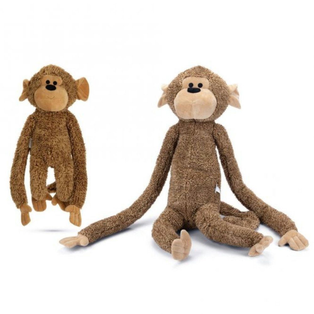 Beeztees Tierkuscheltier Hundespielzeug Plüsch Affe Vik braun von Beeztees