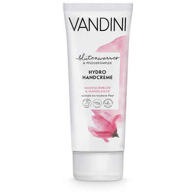 VANDINI Handcreme HDYRO Handcreme Magnolienblüte & Mandelmilch, 1-tlg.