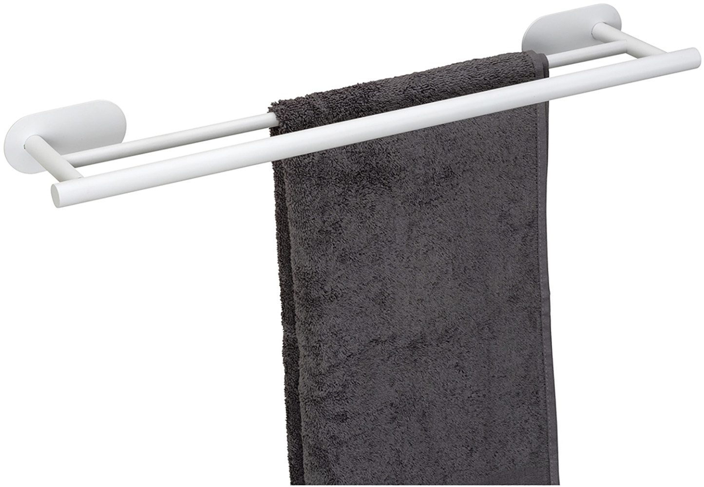 WENKO Doppelhandtuchhalter Turbo-Loc® Modell Duo Orea, aus Edelstahl, Befes günstig online kaufen