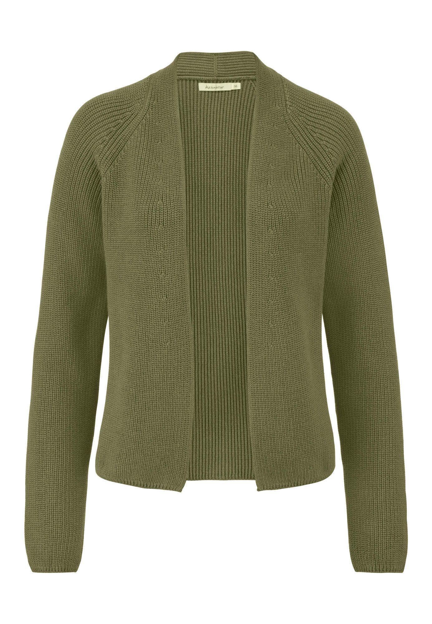 Hessnatur Strickjacke aus reiner Bio-Baumwolle (1-tlg)
