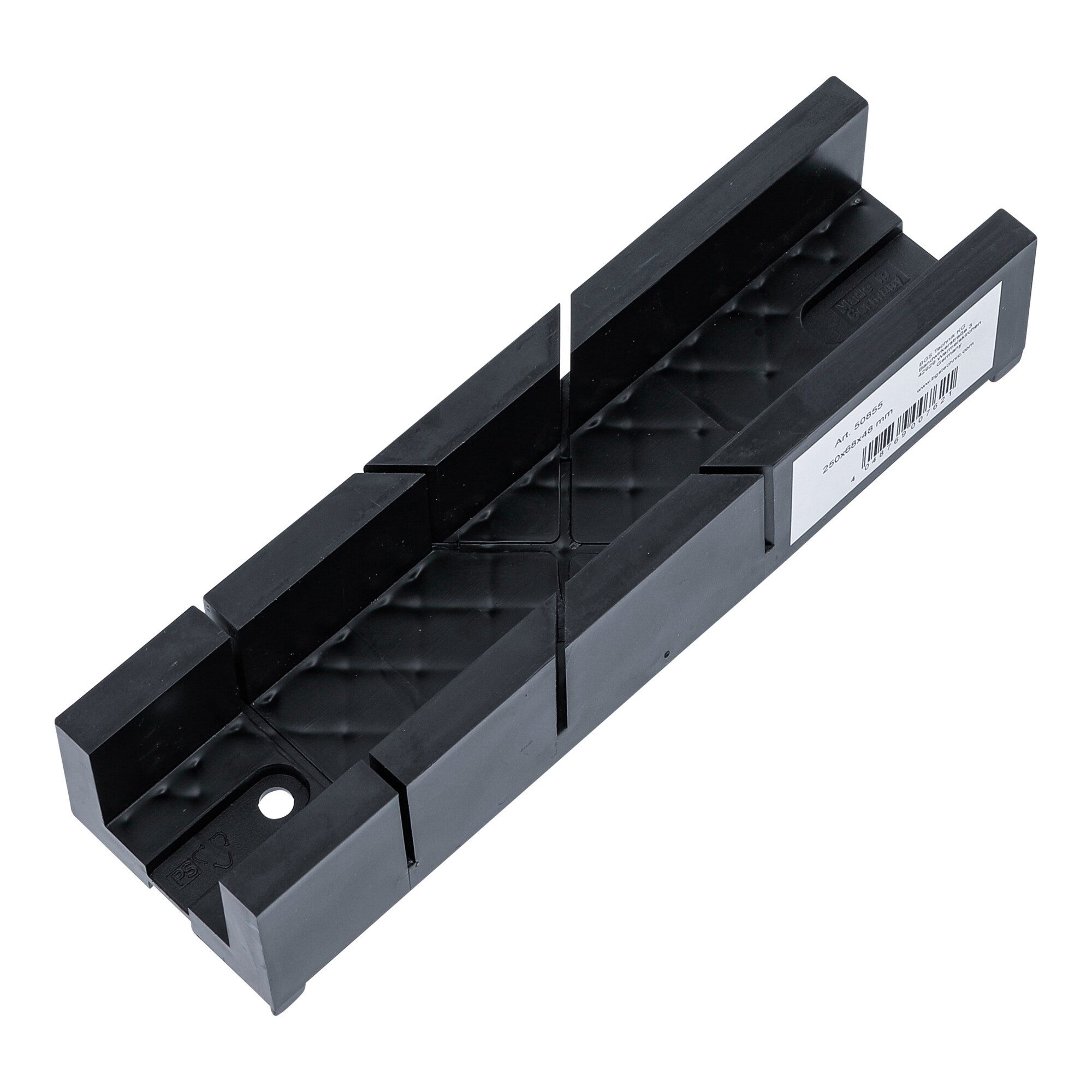 BGS technic Gehrungssäge BGS Kunststoff-Gehrungslade 50855, 245 x 65 x 48 mm