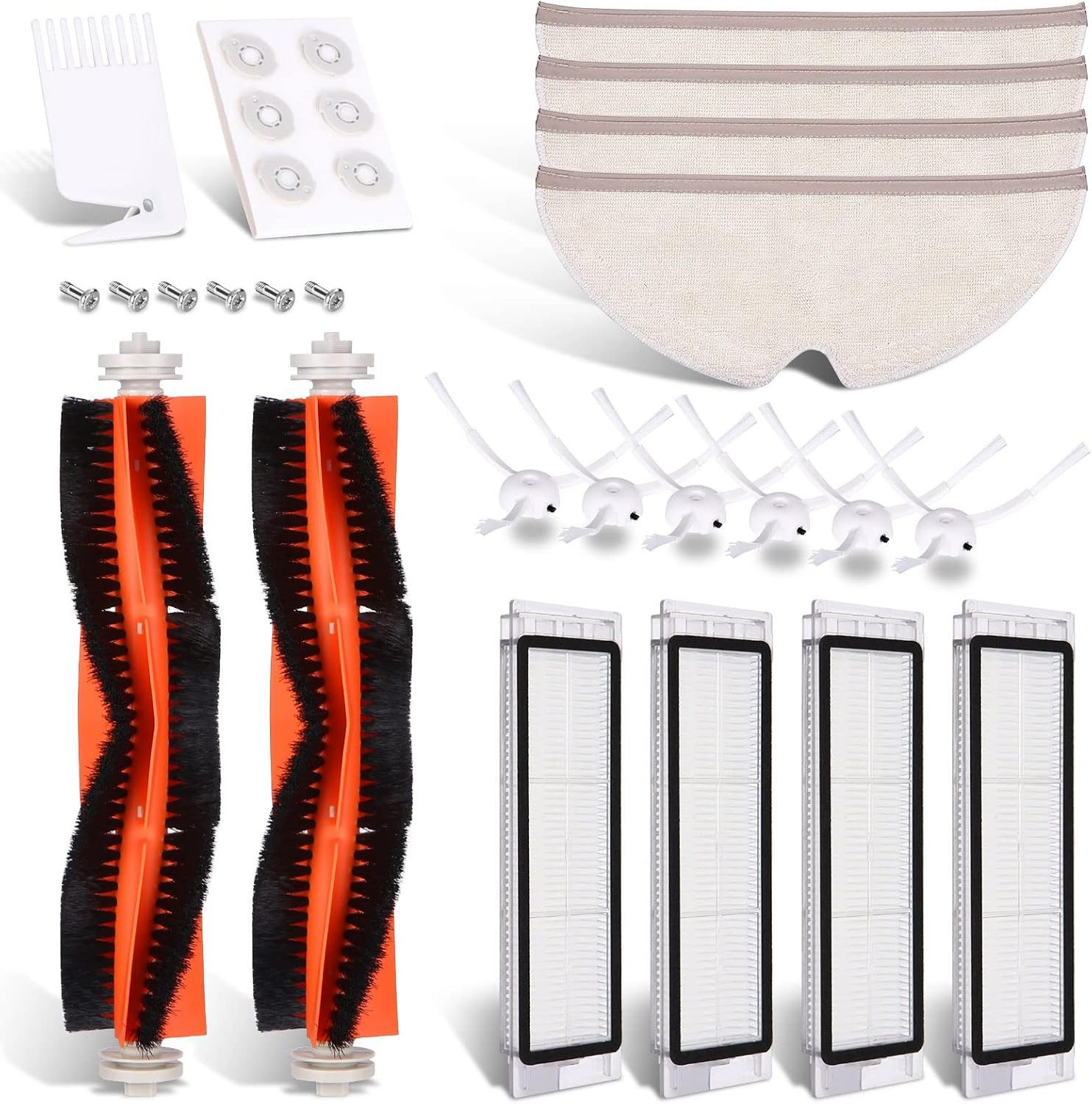 Saugroboter Zubehör-Set Xiaomi Sweeper Robot Zubehör 29-teiliges Set,Ersatz Staubsaugerzubehör