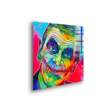 DOTCOMCANVAS® Acrylglasbild Mr. Joker - Acrylglas, Acrylglasbild Mr. Bean The Joker Batman Pop Art Porträt quadratisch