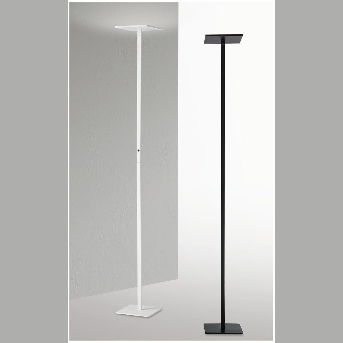 FABAS LUCE LED Stehlampe Ideal, 3-Stufen-Dimmer, CCT-Farbtemperaturwechsler, Memory-Funktion, LED fest integriert, Warmweiß, Kaltweiß, Bürobeleuchtung in Schwarz oder Weiß