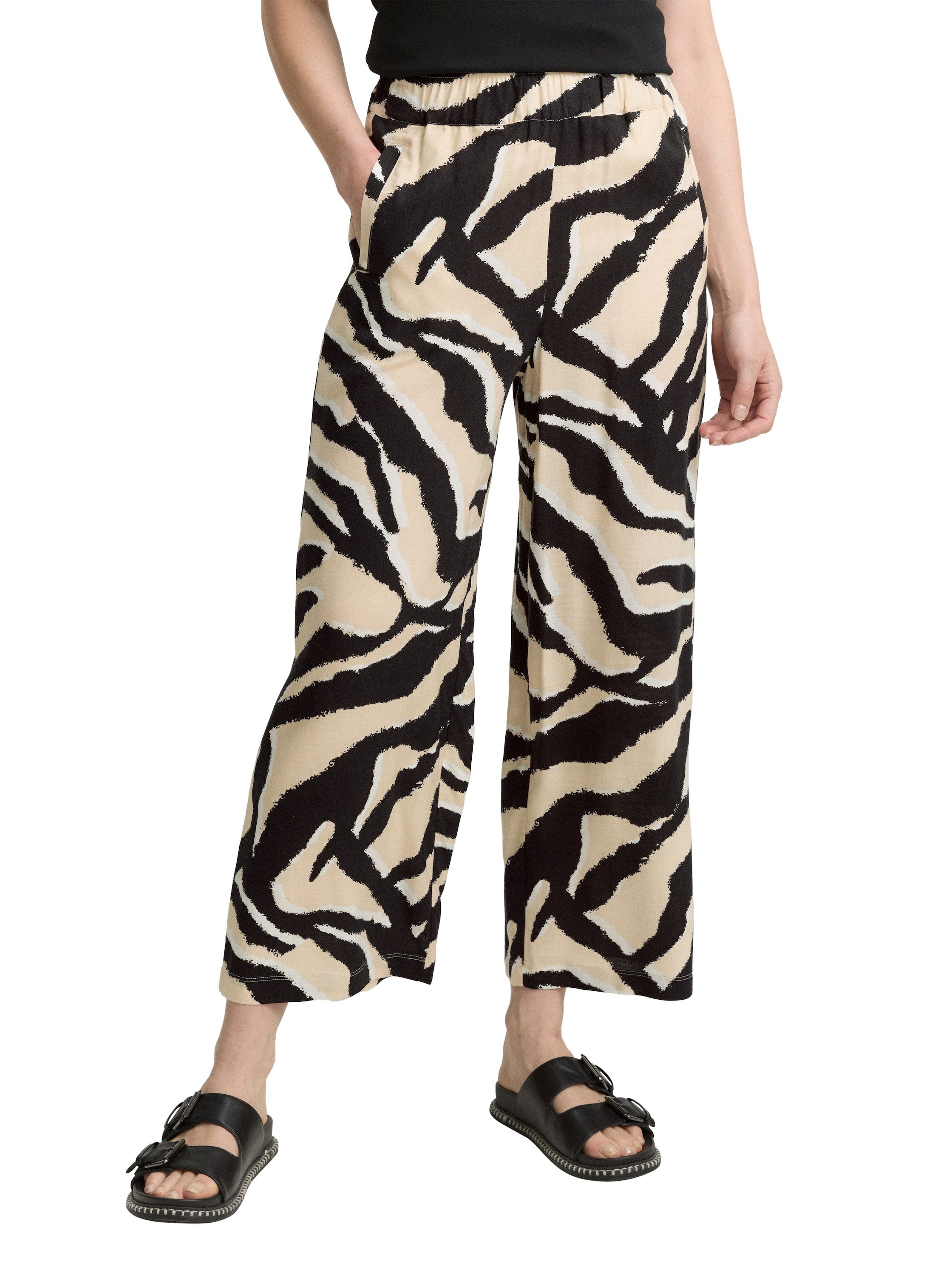 TOM TAILOR Culotte mit All-Over Print günstig online kaufen