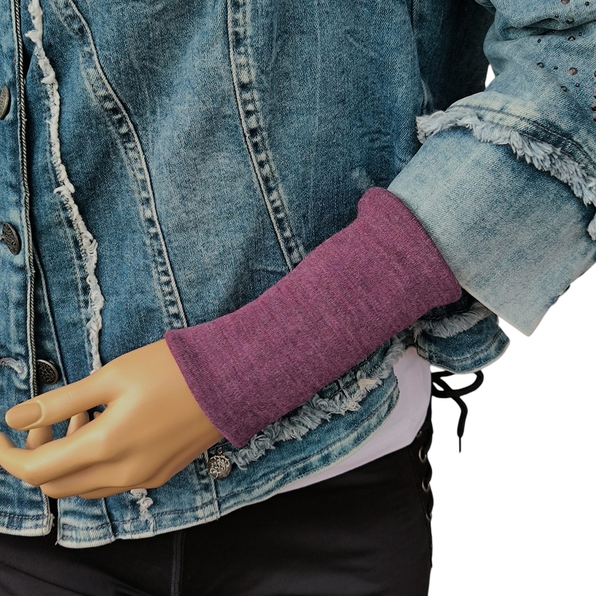 Britta Meier Armstulpen Zum Wenden: Merino-Wolle Pulswärmer Marke Britta Me günstig online kaufen