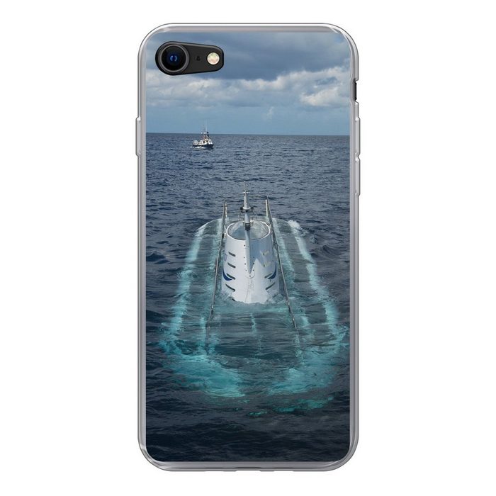MuchoWow Handyhülle Ein tauchendes U-Boot im Ozean Handyhülle Apple iPhone SE (2020) Smartphone-Bumper Print Handy