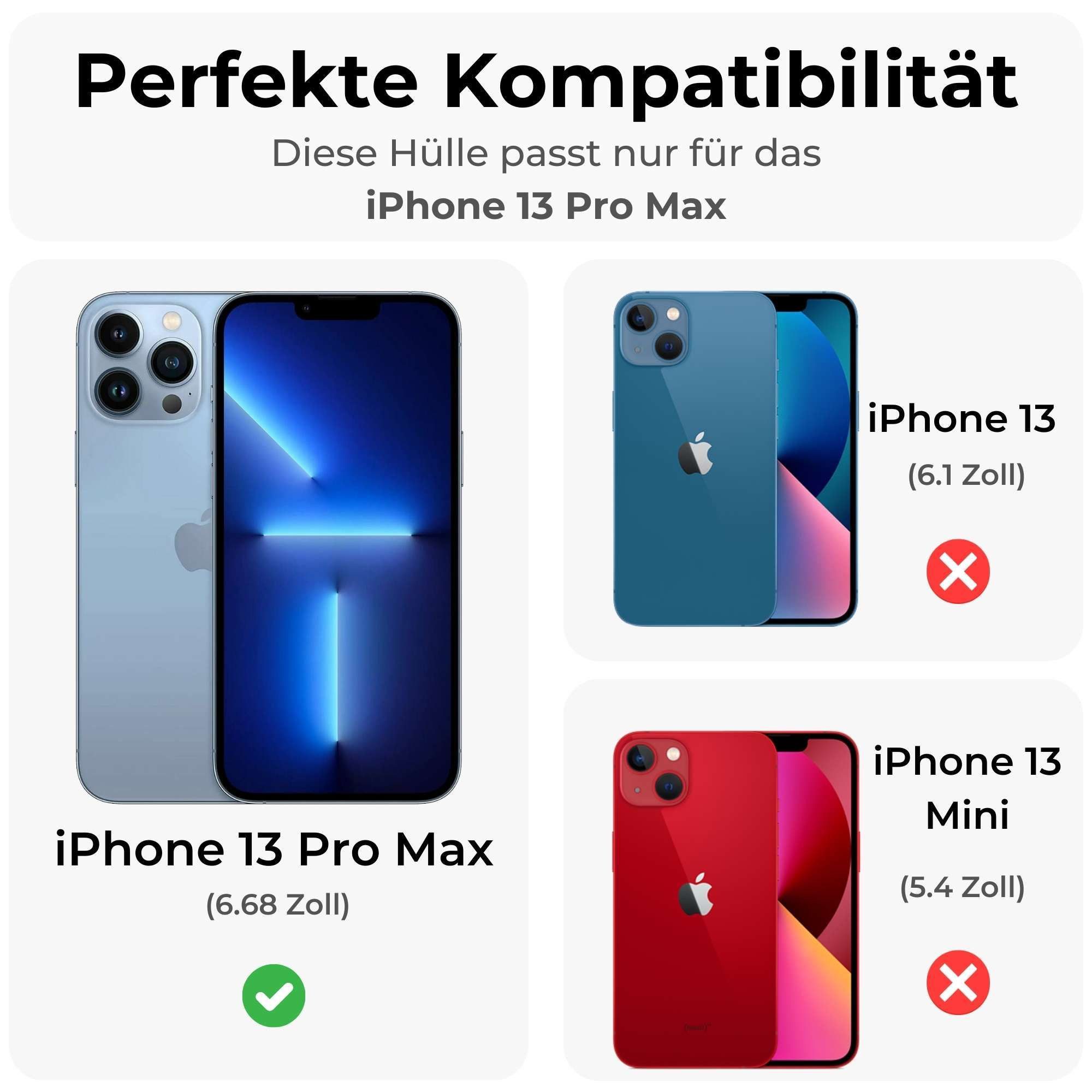 betterfon Handyhülle für Apple iPhone Schutzhülle Case, Magnetisches Laden, mattes Design, kratzfest & stoßfest verarbeitet
