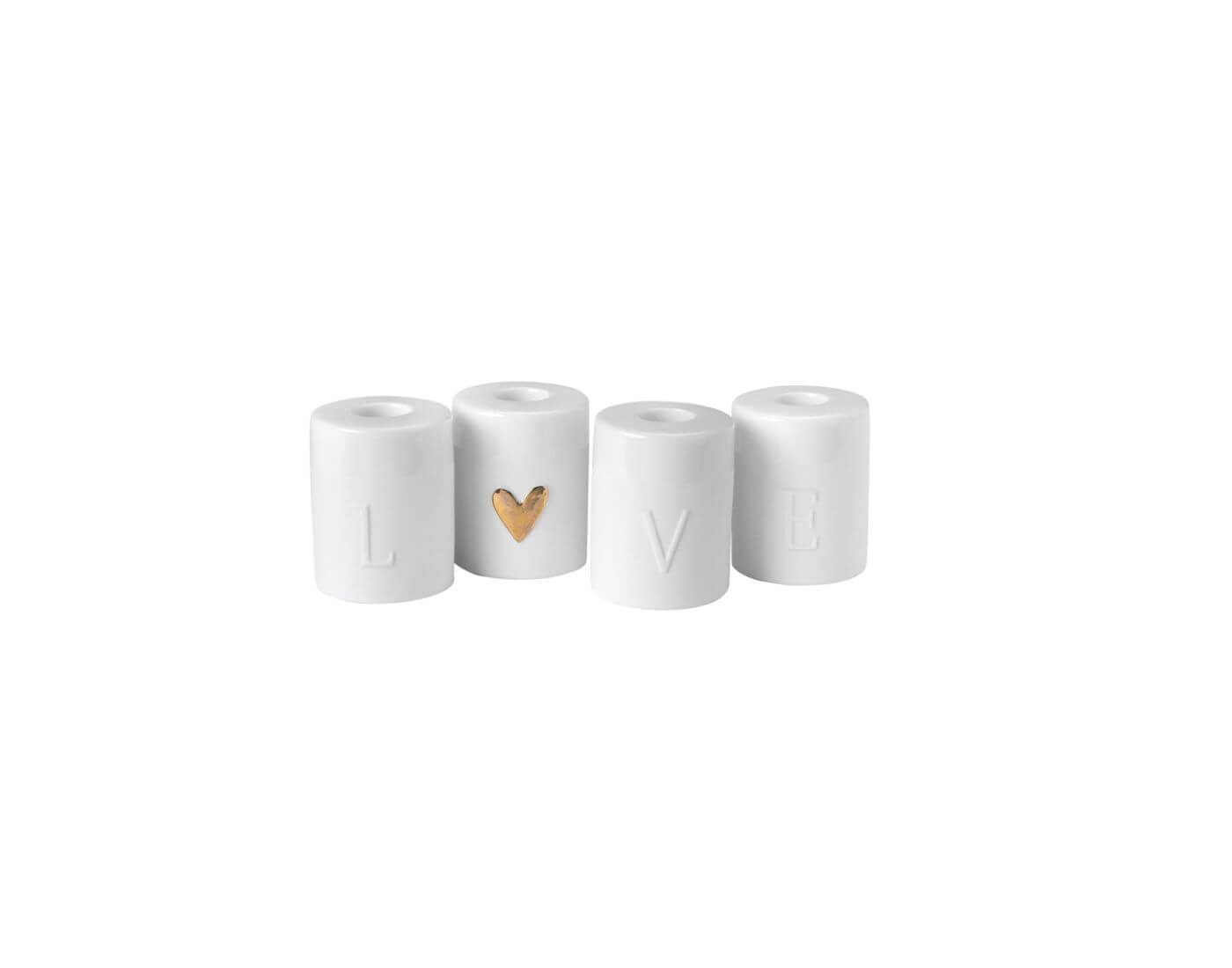Räder Design Kerzenhalter Kerzenständer Set Love