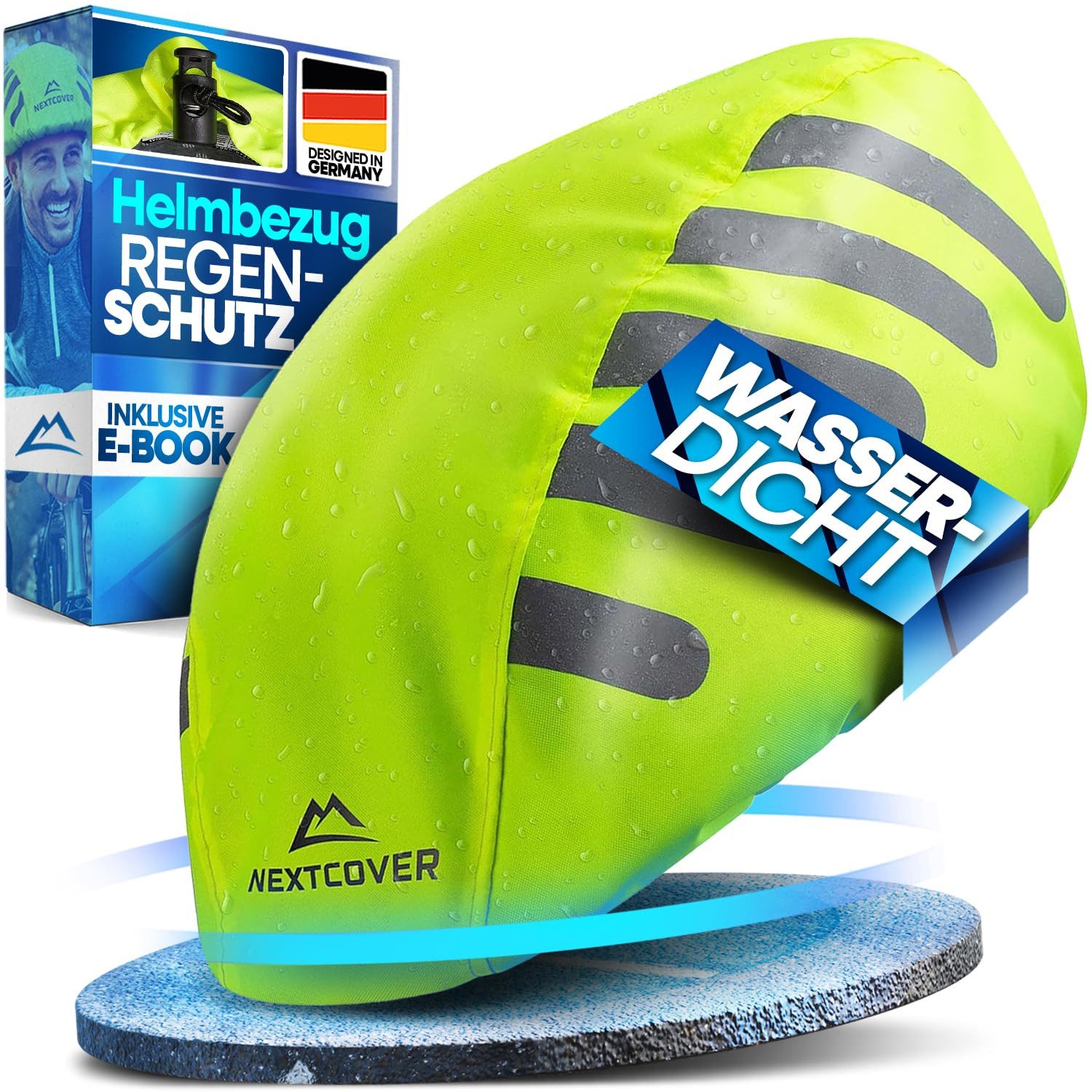 Nextcover Fahrradhelmüberzug Nextcover® Universal Fahrradhelm Regenschutz