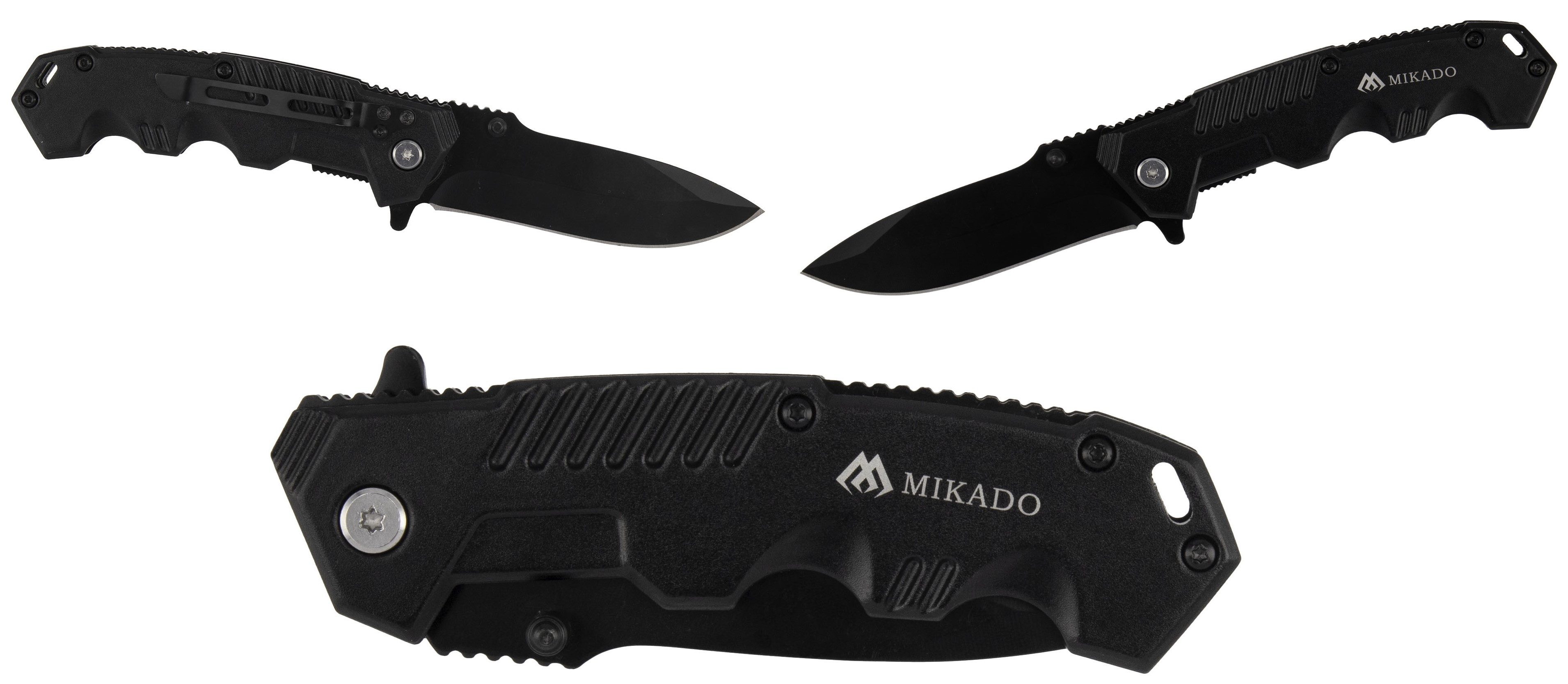MIKADO Total Fishing Anglermesser Angelmesser klappbares Taktisches Messer 8,5cm Klinge - Outdoor, (1 St)