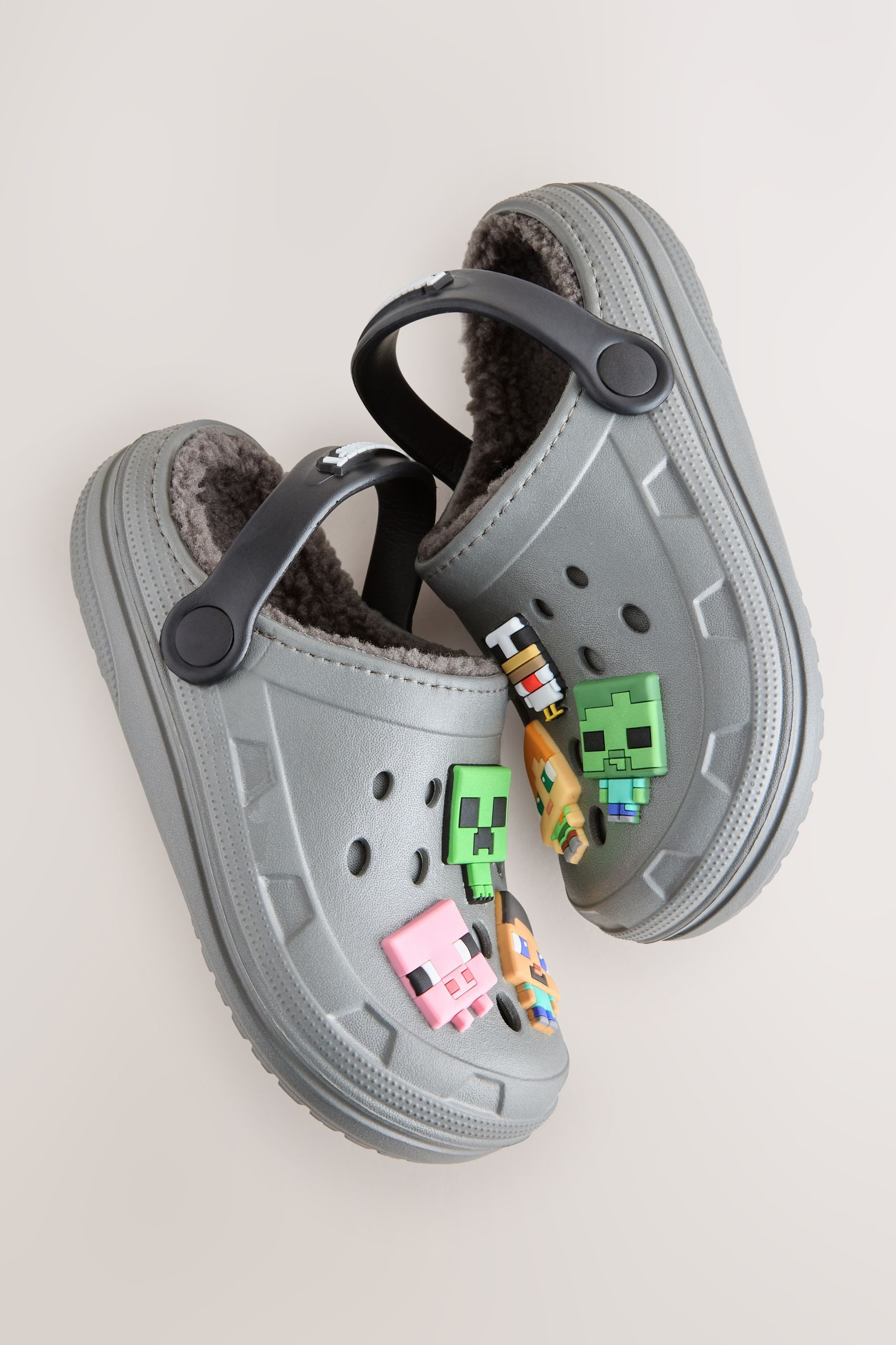 Next Marmorierte Hausschuhe Clogs, Minecraft Hausschuh (1-tlg)
