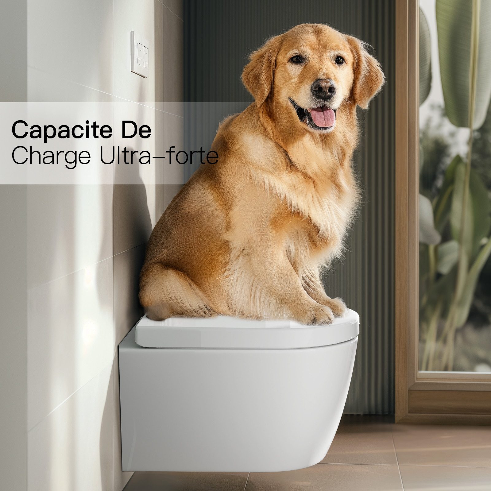 Rainsworth WC-Sitz Modelle fuer Kinder enthalten, mit Nano Glaze Material,Ein-Knopf-Schnellverschluss Toilettenschüssel – Bild 5 von 5