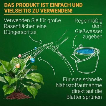 OraGarden Universaldünger Düngermann flüssiger Bio-Wurmdünger Konzentrat Universaldünger, mit-Dosierspritze