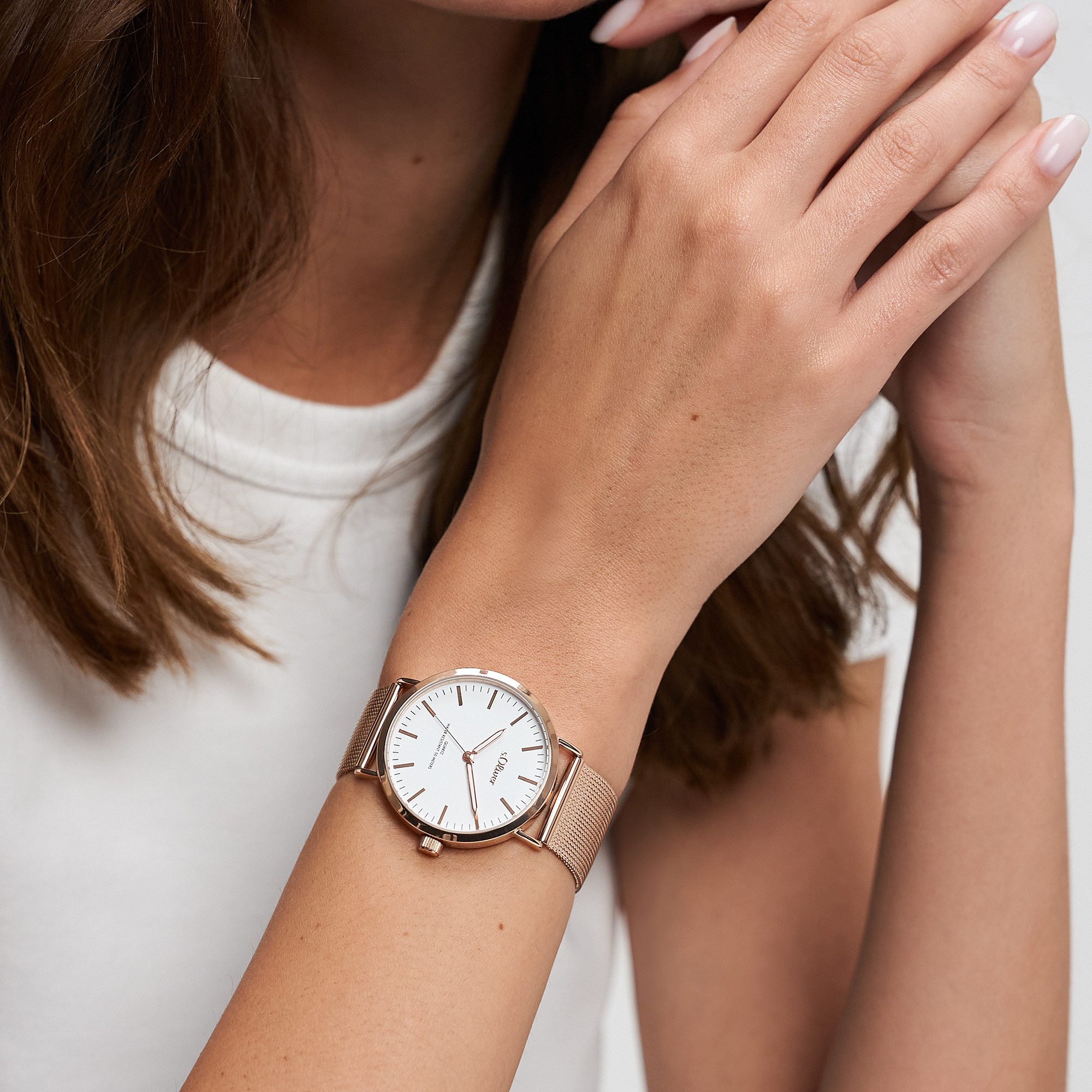 s.Oliver Quarzuhr Classic Time Edelstahl