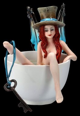 Figuren Shop GmbH Fantasy-Figur Elfen Figur in Tasse - Steampunk Bath by Amy Brown - Fantasy Deko Fee