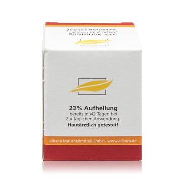 allcura Naturheilmittel GmbH Gesichtspflege Allcura Pigmentflecken Creme 23% Aufhellung