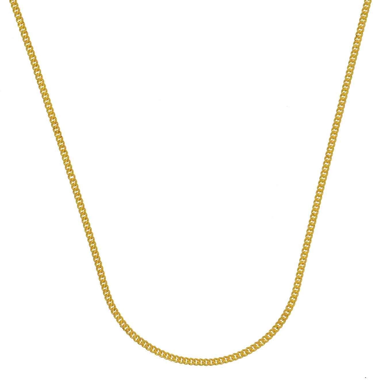 HOPLO Panzerkette Goldkette Panzerkette Länge 36cm - Breite 0,8mm - 333-8 Karat Gold mehr