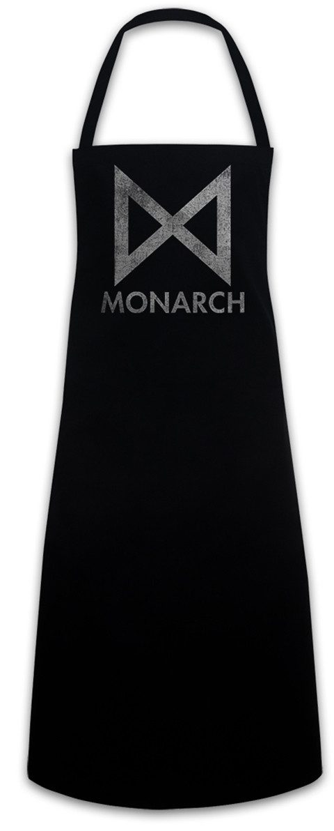 Urban Backwoods Kochschürze Monarch Logo Grillschürze Symbol Sign Logo Zeichen Company Firma