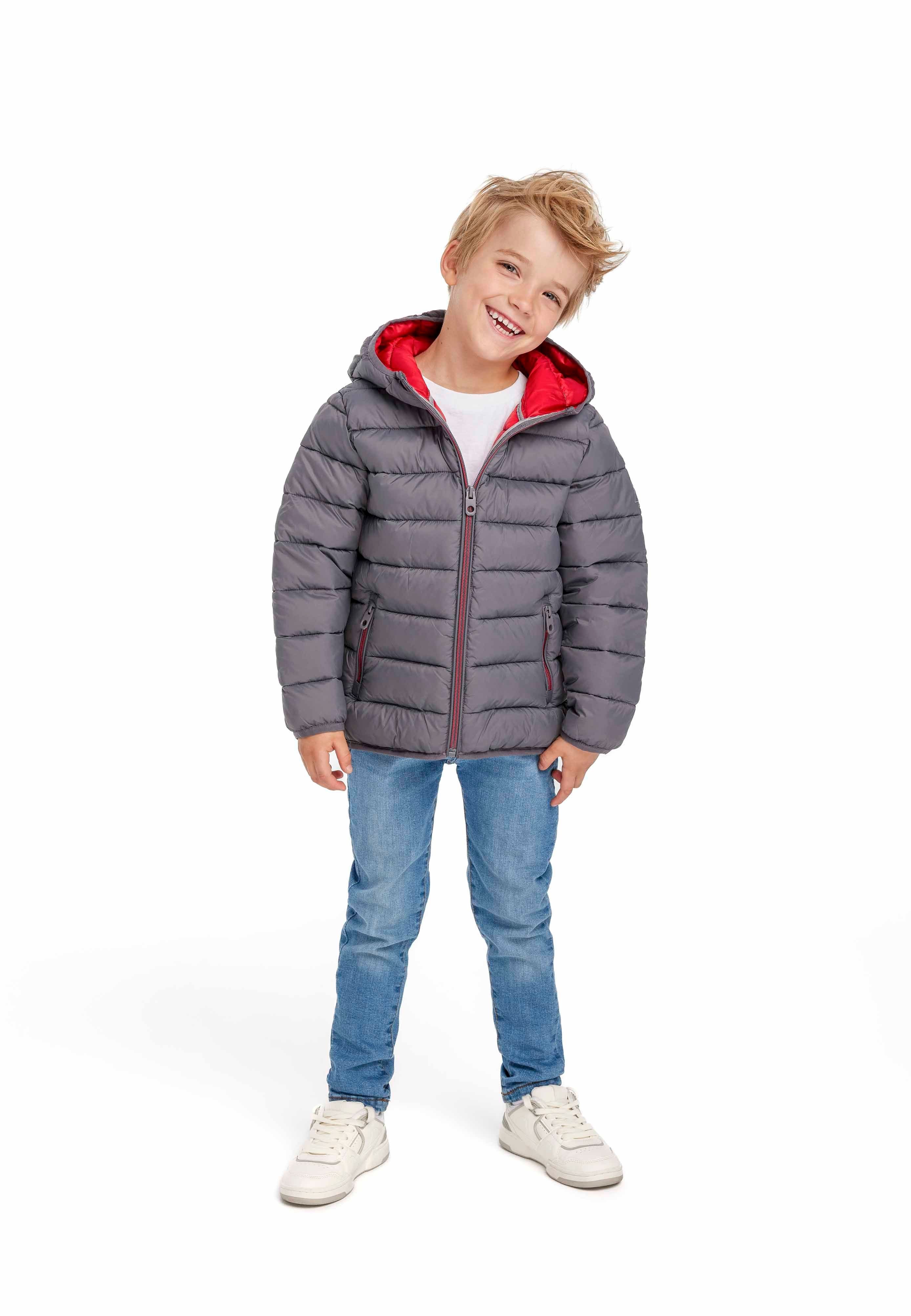 MINOTI Winterjacke mit Kapuze (12m-14y) Grau