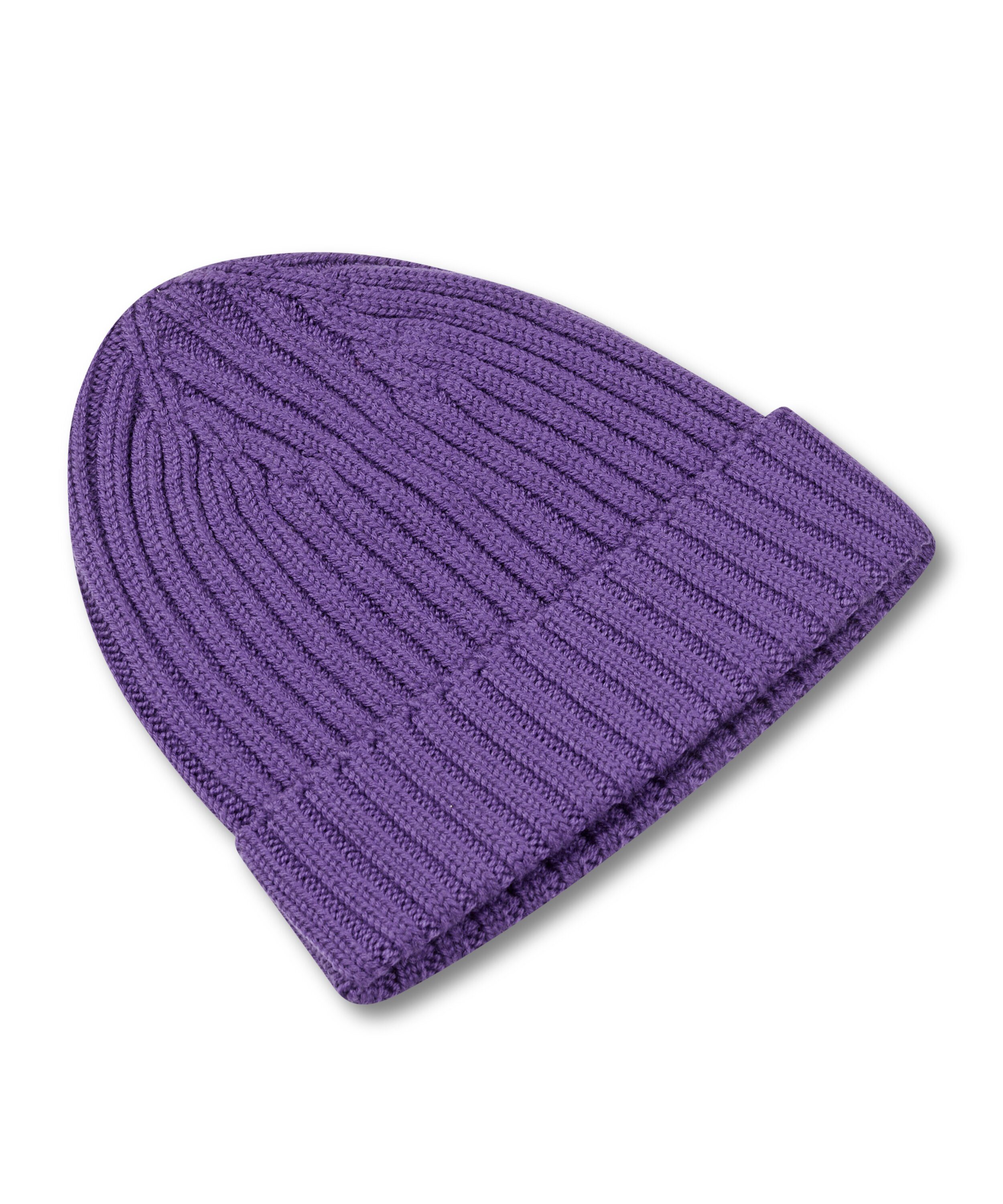 aus reiner, (1-St) extrafeiner Merinowolle FALKE grape (8146) Strickmütze