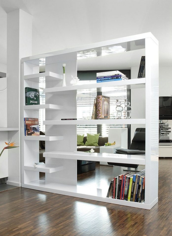 SalesFever Raumteilerregal Levanto Modernes Regal, Raumteiler und Regal: Clever, flexibel, stilvoll
