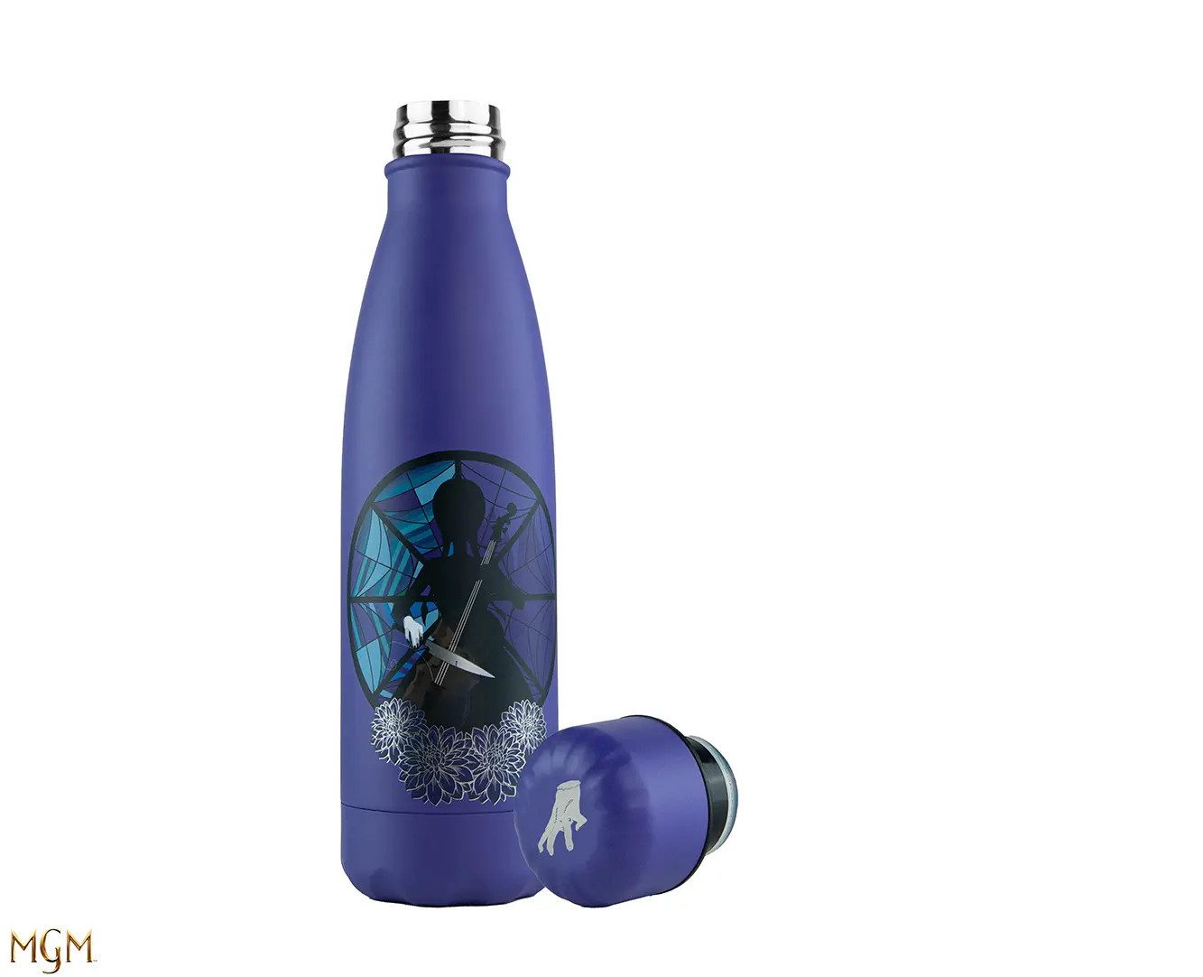 Cinereplicas Trinkflasche Trinkflasche Flasche Wednesday and cello - Wednesday