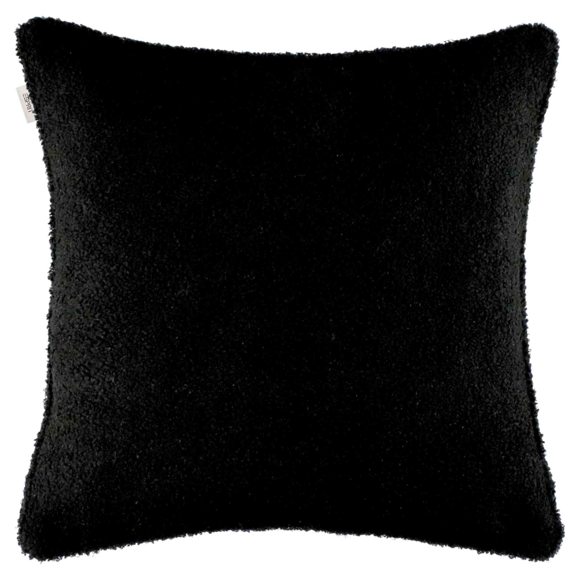 Esprit Kissenhülle CUTE-2 Zierkissenhülle, (2 Stück), 45 x 45 cm - 2er Set in Schwarz