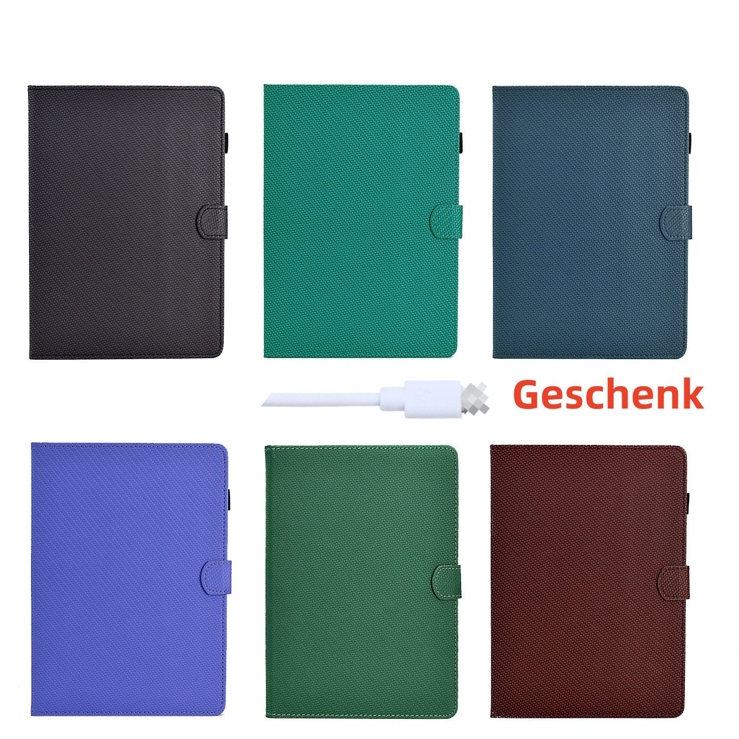 trends for living Tablet-Hülle Leder Smart Cover Für iPad Etui Schutz Hülle Case Tasche Schnalle