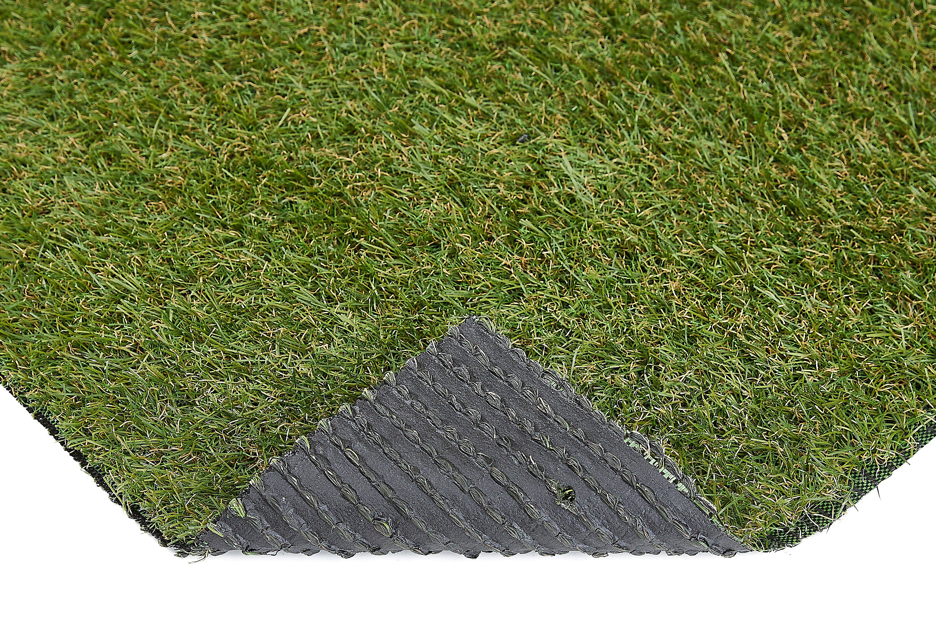 Andiamo Kunstrasen Rasenteppich Casablanca, Gesamthöhe 20 mm, Made in Belgium, rechteckig, realistische Optik, mit Drainagefunktion, strapazierfähig, & UV-stabil