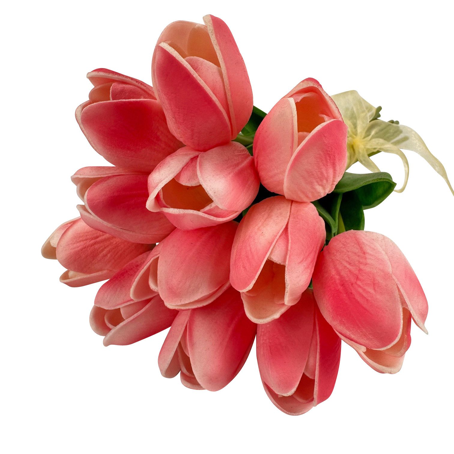 Kunstblume 12 künstliche Tulpen mit LED-Beleuchtung und 6-Stunden Timer - b günstig online kaufen