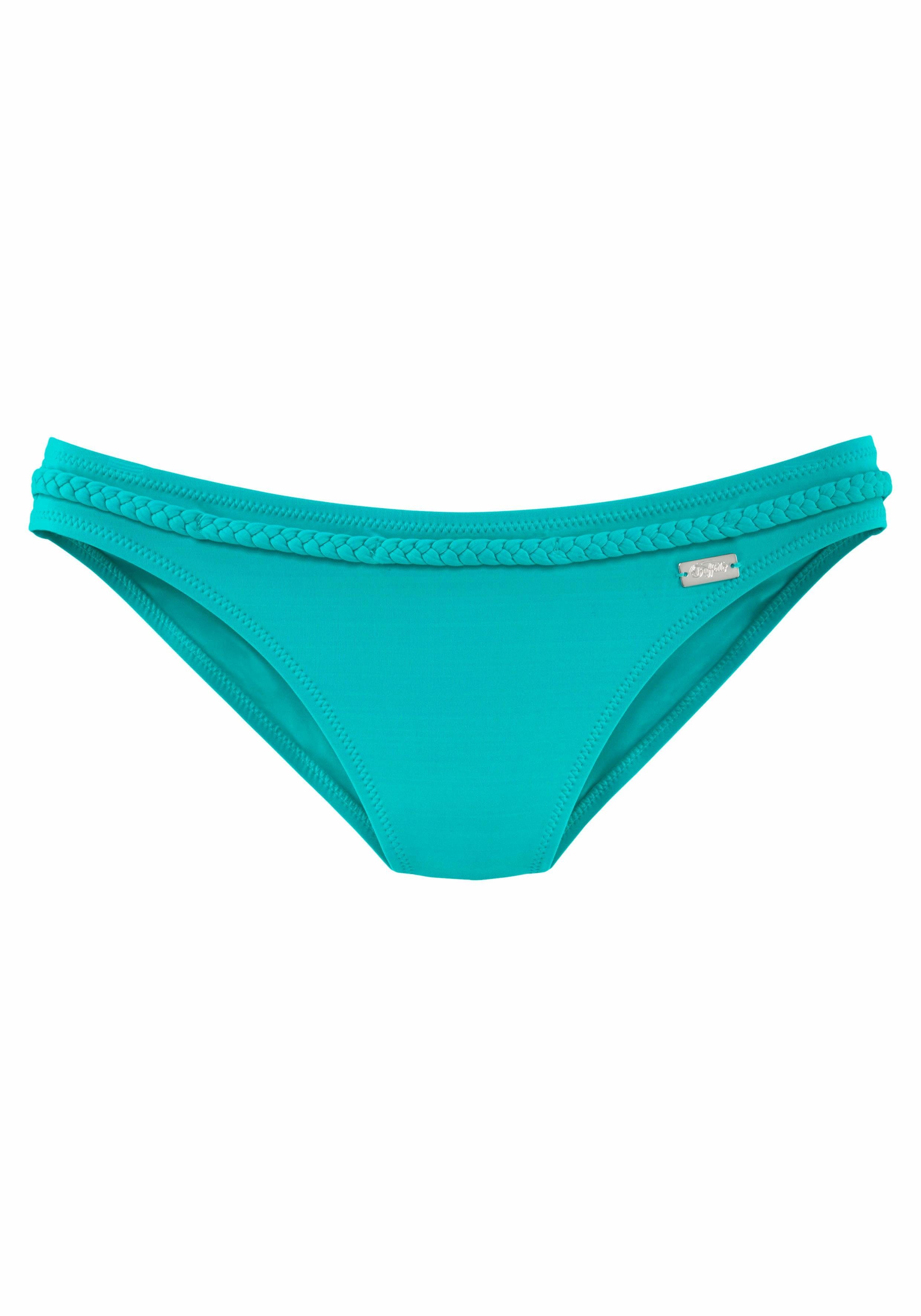 Buffalo Bikini-Hose Happy mit geflochtenem Ziergürtel günstig online kaufen