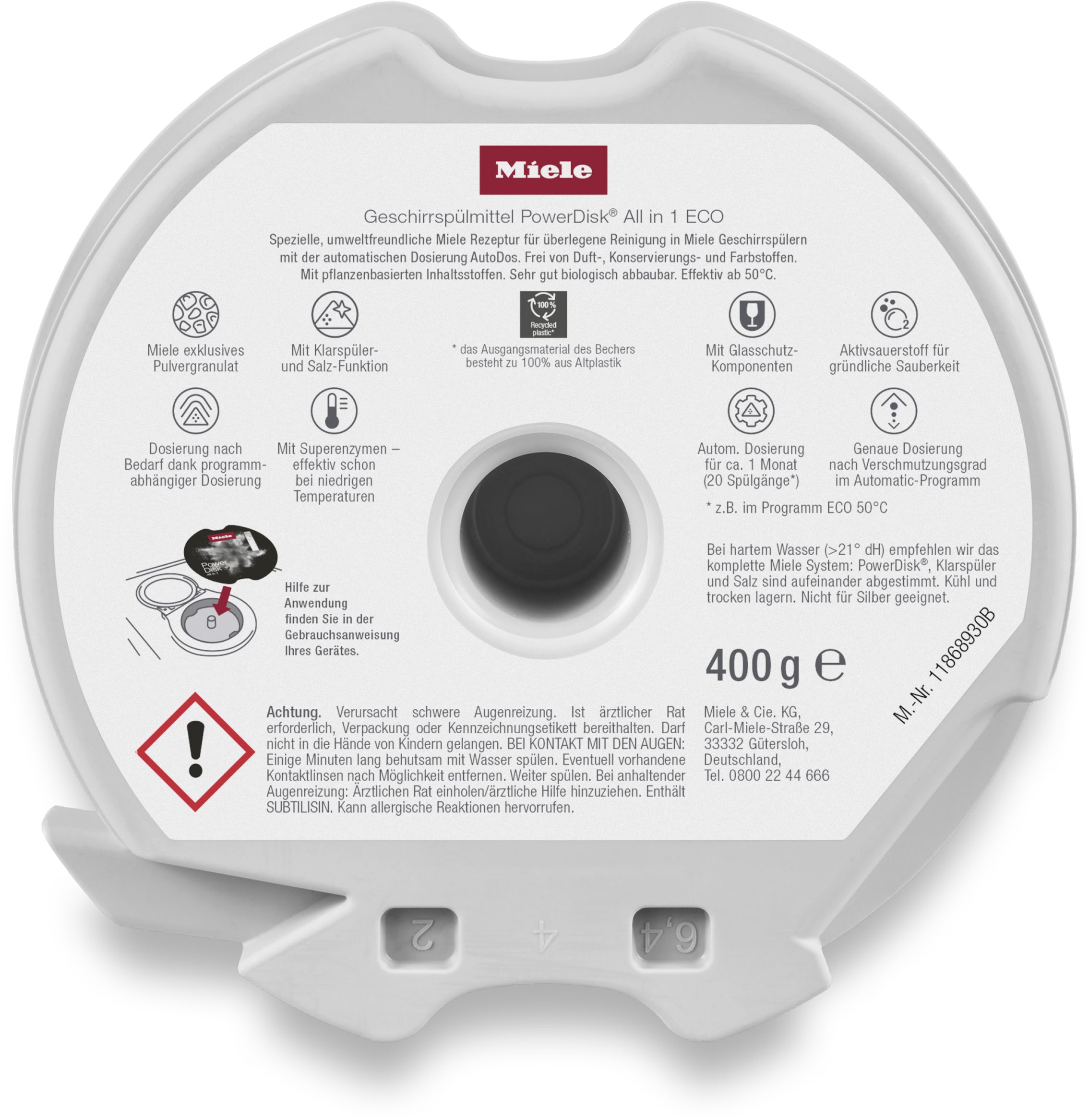 Miele GS SETD6 E Geschirrspülmittel (Packung, [6-St)