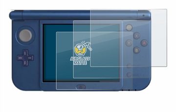 BROTECT flexible Panzerglasfolie für Nintendo New 3DS XL (Unteres Display), Displayschutzglas, 3 Stück, Schutzglas Glasfolie matt entspiegelt Anti-Reflex