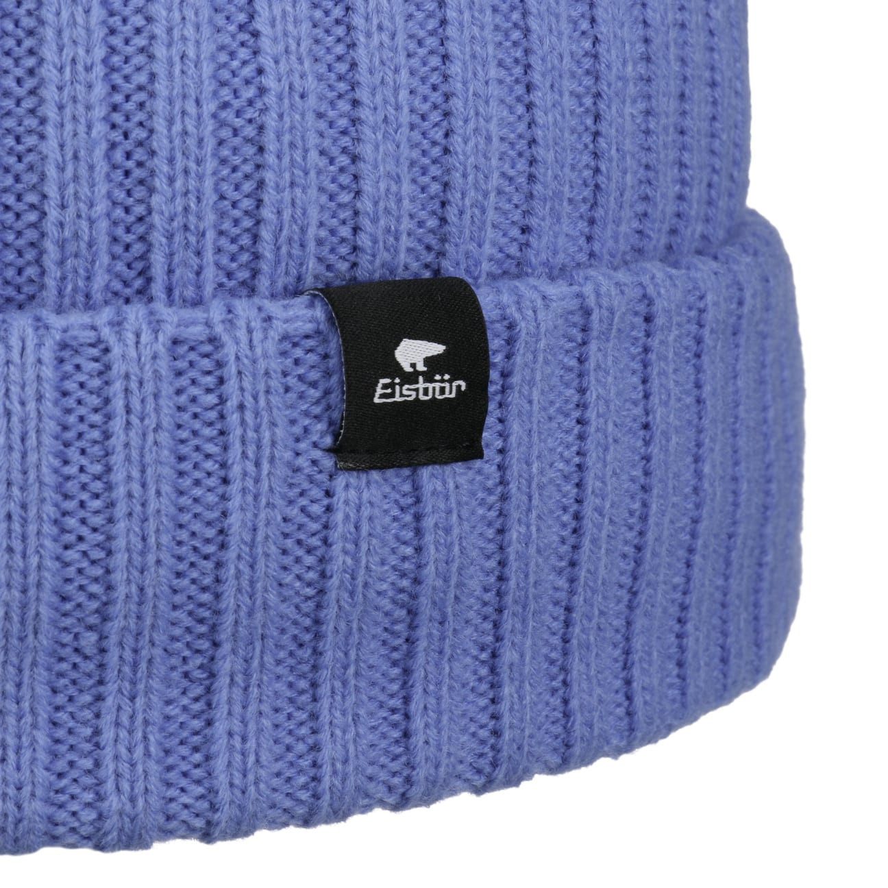 Eisbär Strickmütze (1-St) Wintermütze mit Umschlag