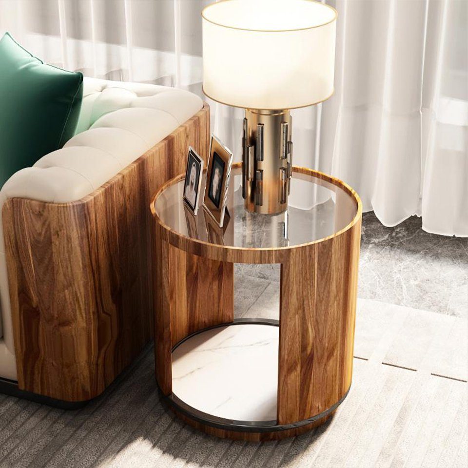 JVmoebel Beistelltisch, Couchtisch Luxus Design Couch Tisch Kaffee Beistell  Tische Wohnzimmer Rund Sofa