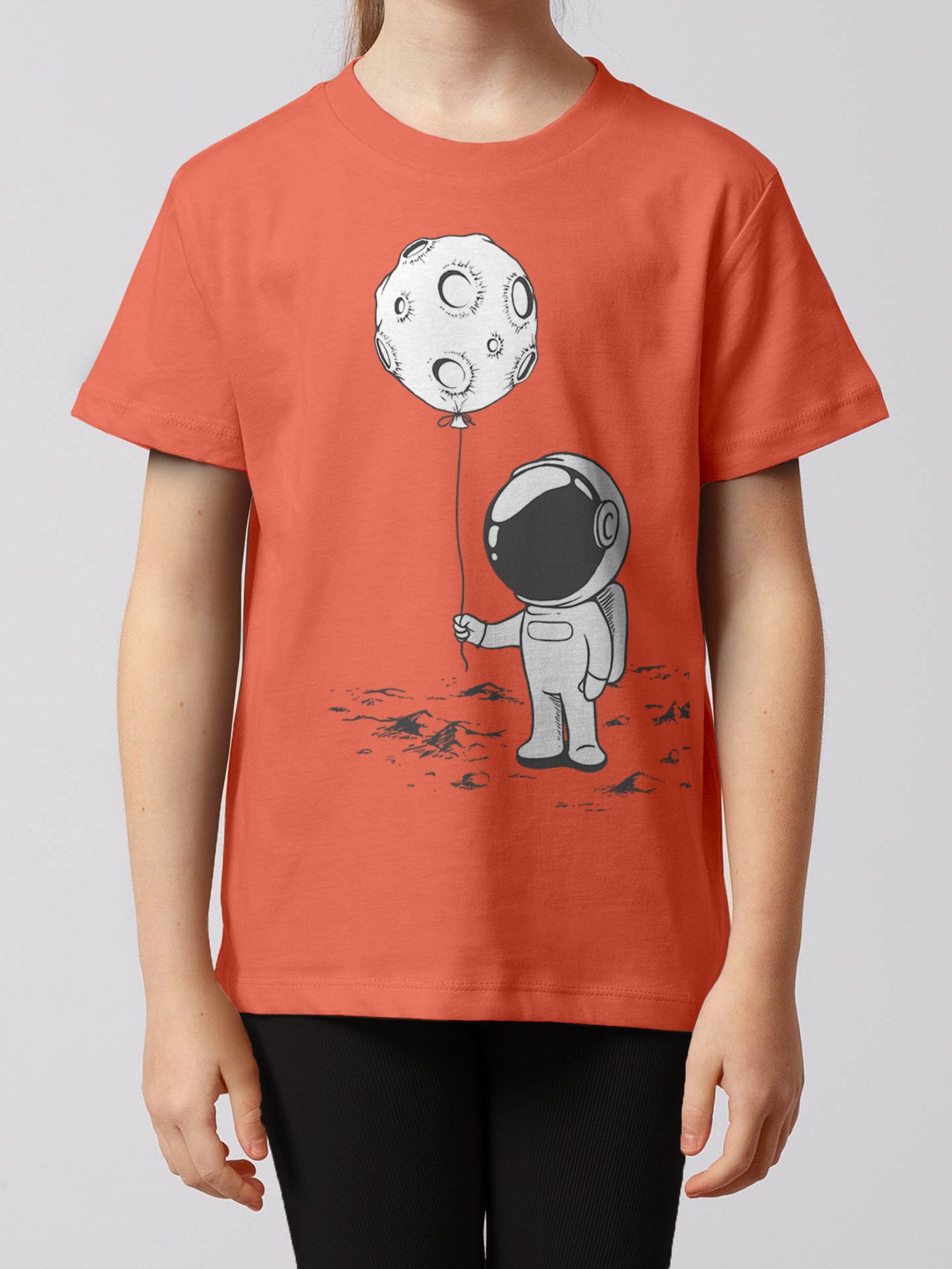 T-Shirt Kleiner Astronaut mit Luftballon