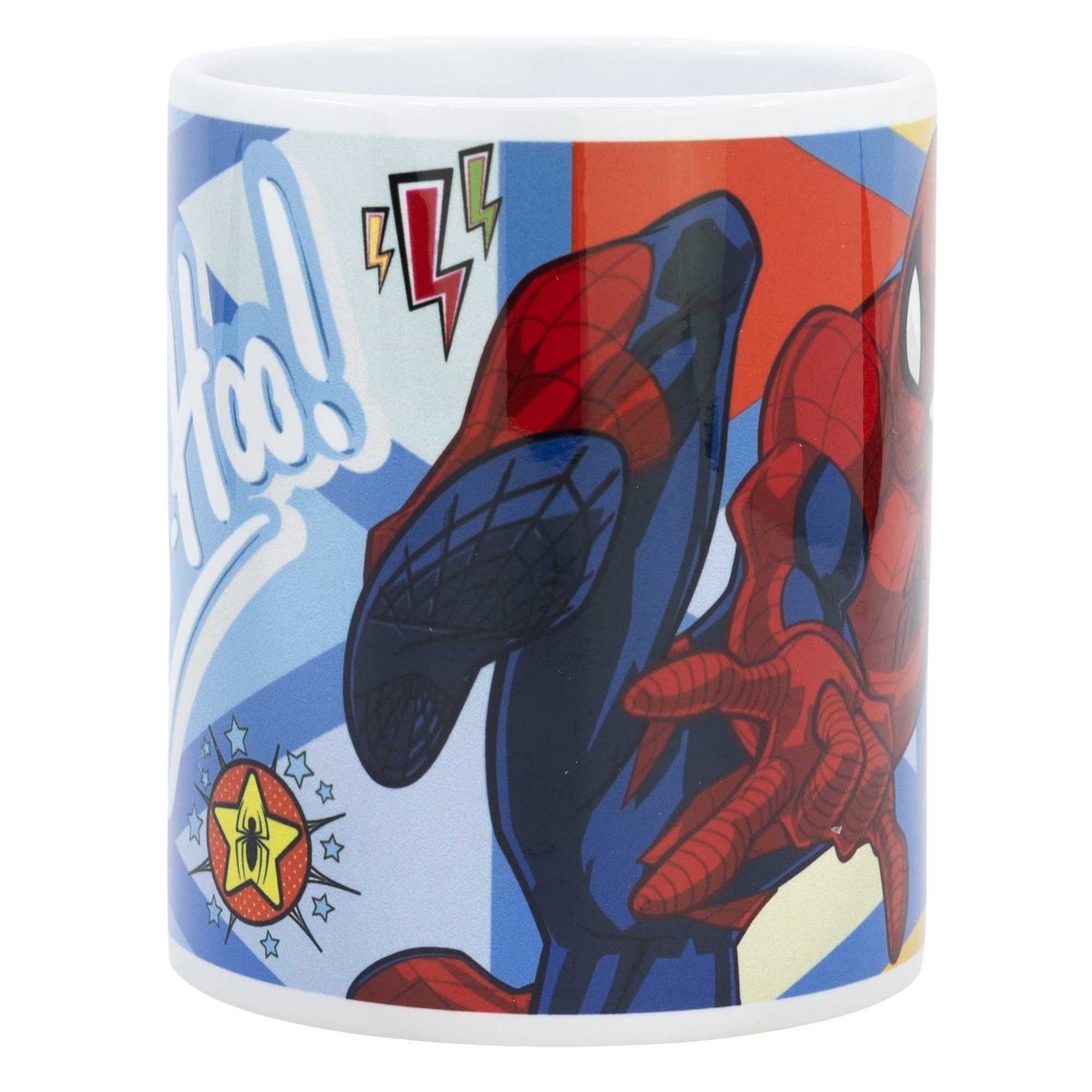 MARVEL Tasse Marvel Spiderman Teetasse Kaffeetasse Geschenkidee 330 ml, Keramik