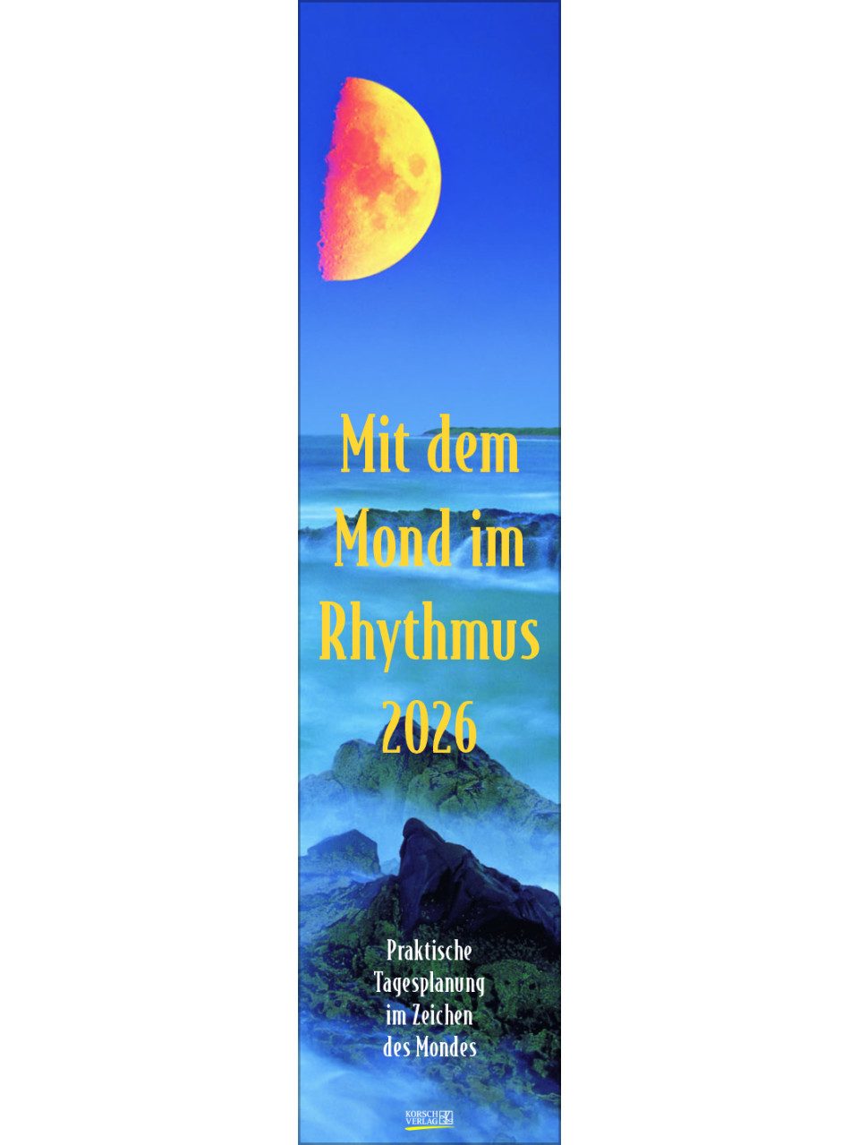 Korsch Verlag Monatskalender Korsch Kalender Langplaner 2026 Mond-Motiv