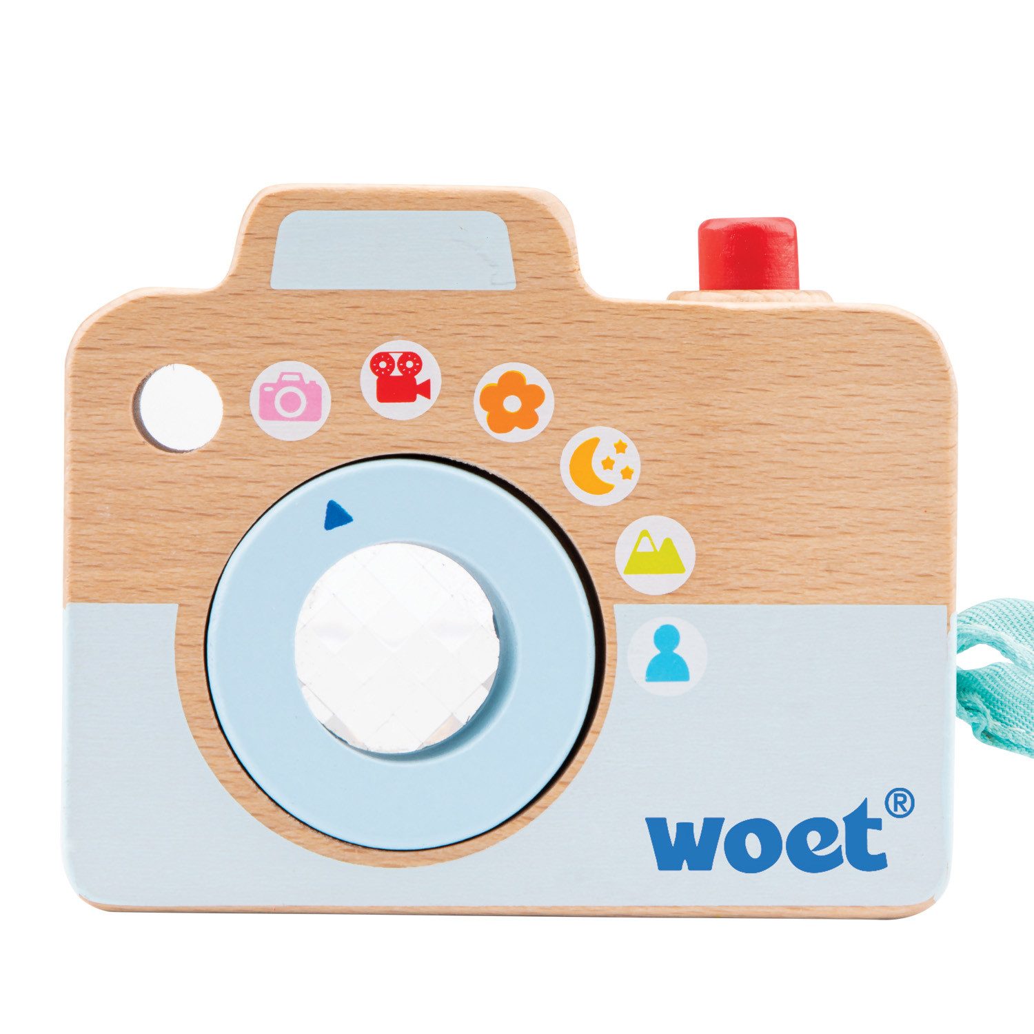Woet Lernspielzeug Holzkamera, Kamera für Kinder günstig online kaufen