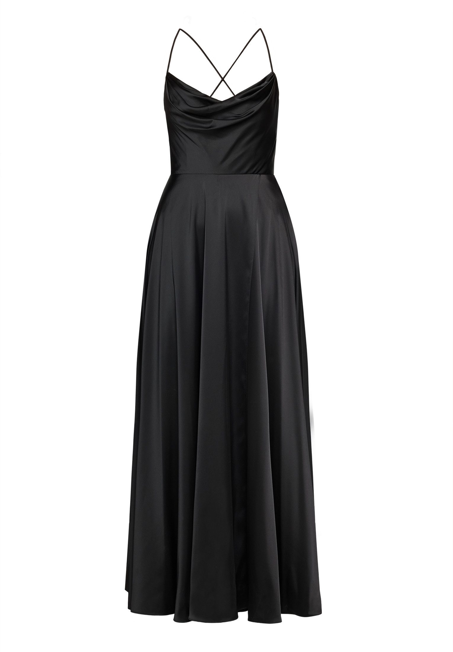 Vera Mont Abendkleid Damen mit Wasserfallausschnitt Material