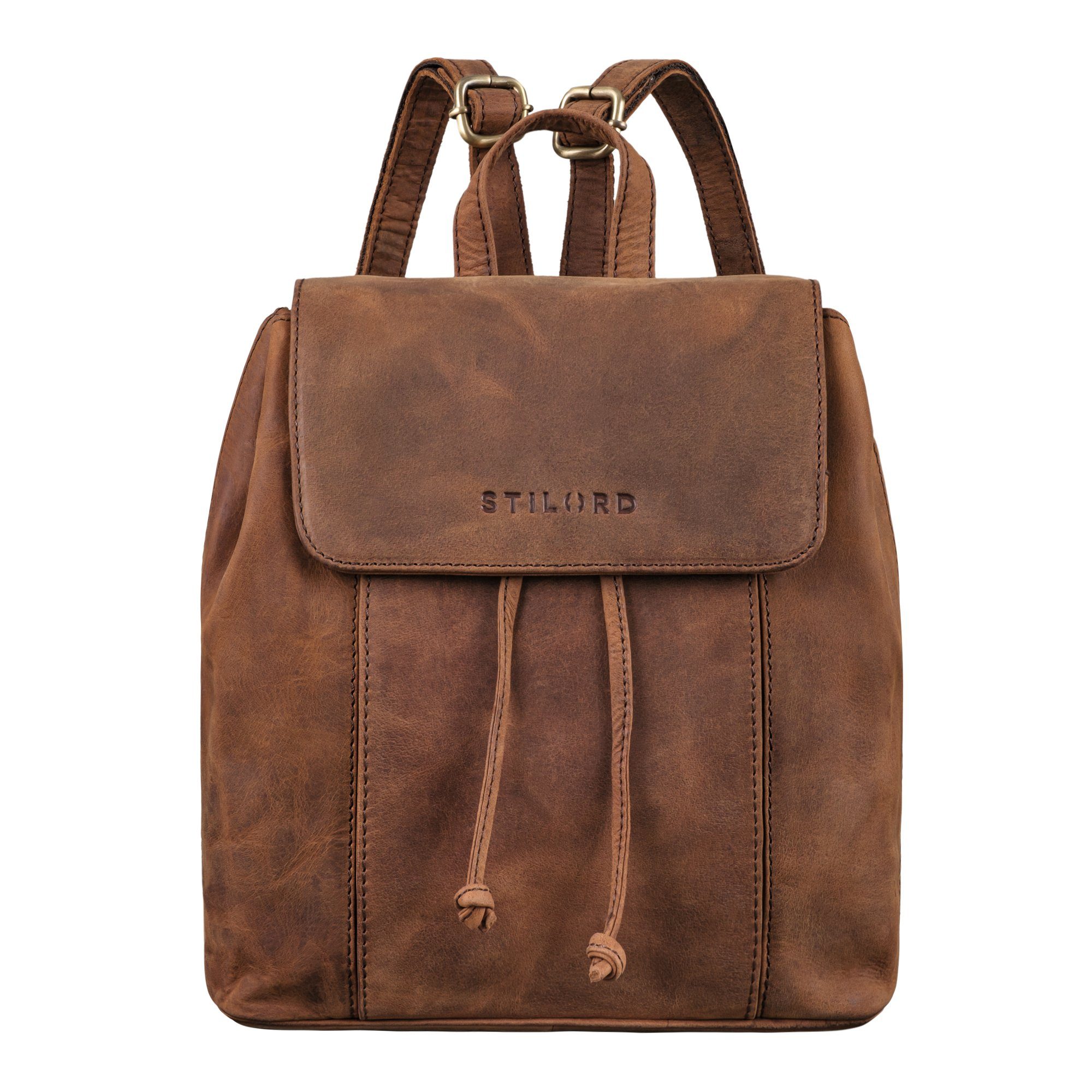 Cityrucksack STILORD “Beatrix“ Rucksack Damen Klein Leder