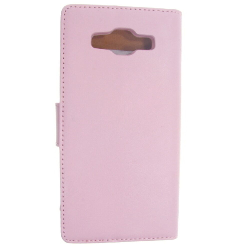 Handytasche Leder Book Case Handyhülle für Samsung Galaxy A5 A500 Pink Schutz 4250 (Book Cover)