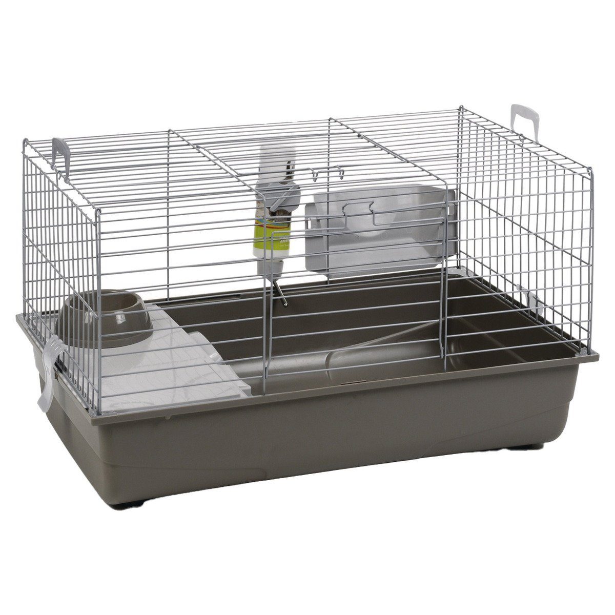 Kleintierkäfig Nagerkäfig Nero 2 Deluxe grau