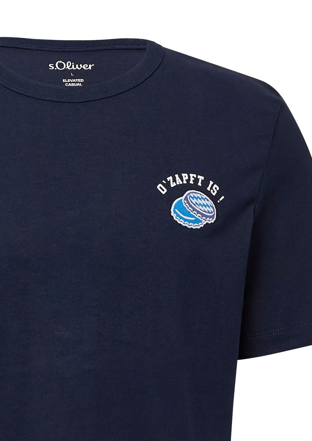 s.Oliver T-Shirt T-Shirt mit Artwork kurzarm, günstig online kaufen