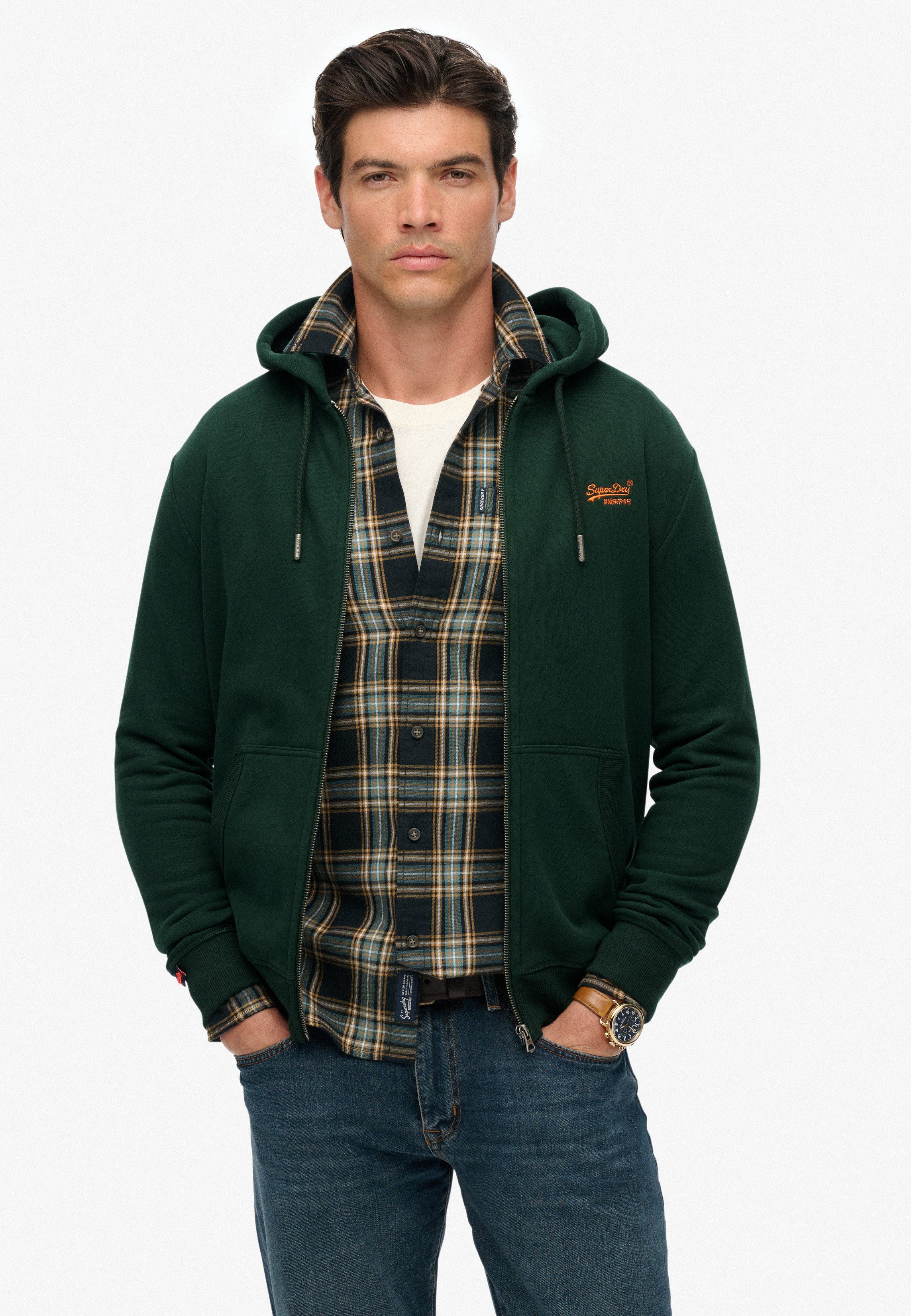 Superdry Kapuzensweatjacke ESSENTIAL LOGO ZIP HOODIE HB günstig online kaufen