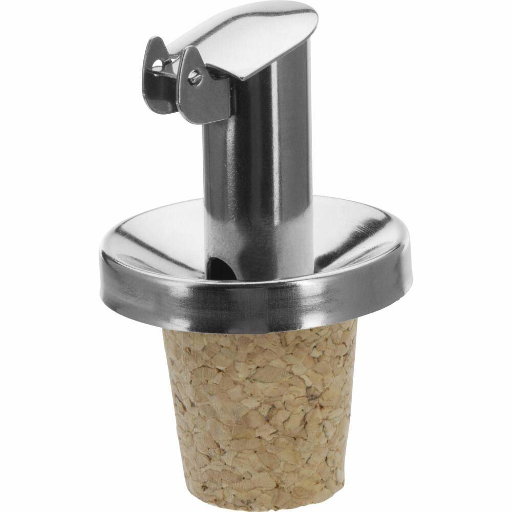 WESTMARK Flaschenausgießer »Inox Öl-Spezial«, Naturkork, Metallkläppchen